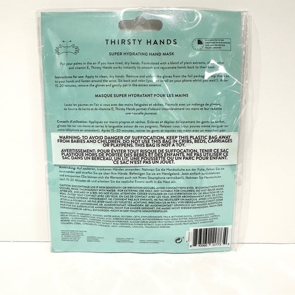 NIP INC.redible NailsInc Thirsty Hands Soft Hands Moisturizing Gloves - set of 2 - Picture 4 of 5